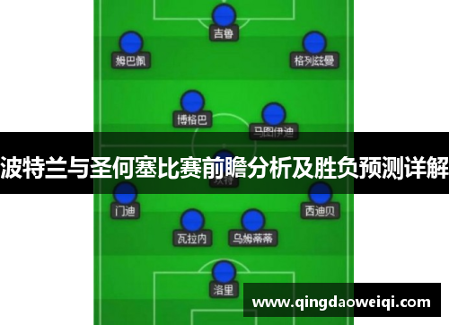 波特兰与圣何塞比赛前瞻分析及胜负预测详解